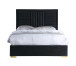 Anita Platform Bed in Velvet