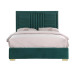 Anita Platform Bed in Velvet