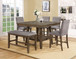 Manning Counter Dining Room Set in Brown 2731-Set by Crown Mark