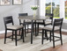 Mathis Counter Dining Room Set in Gray 2712 by Crown Mark