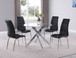 Jetta Dining Room Set in Black 1172 by Crown Mark