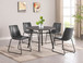 Minka Dining Room Set in Gray 1174 by Crown Mark