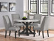 Vance Dining Room Set in Gray 1318R-Set by Crown Mark