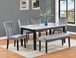 Pascal Dining Room Set in Gray 2224 by Crown Mark