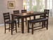 Bardstown Counter Dining Room Set in Brown 2752 by Crown Mark