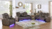 Ash 3Pcs Power Reclining Living Room Set in Polished Micro-Fiber NEI-S9303-3Pcs Brown