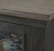 Tyler Creek - Black / Gray - Extra Large TV Stand
