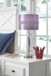 Nyssa - Purple - Metal Table Lamp