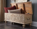 Fossil Ridge - Storage Bench - Beige