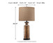 Laurentia - Glass Table Lamp  - Champagne