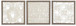Odella - Wall Decor Set (Set of 3) - Cream / Taupe