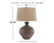 Magan - Antique Bronze Finish - Metal Table Lamp