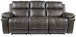 Erlangen - Dark Gray - PWR REC Sofa with ADJ Headrest