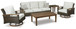 Paradise Trail - Sofa with Cushion - Medium Brown