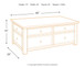 Tyler Creek - Grayish Brown / Black - Lift Top Cocktail Table