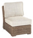 Beachcroft - Beige - Armless Chair w/Cushion