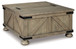 Aldwin - Gray - Cocktail Table With Storage - Square