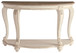 Realyn - Sofa Table - White / Brown