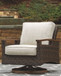Paradise Trail - Swivel Lounge Chair (Set of 2) - Medium Brown