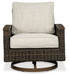 Paradise Trail - Swivel Lounge Chair (Set of 2) - Medium Brown