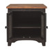 Valebeck - Black / Brown - Rectangular End Table