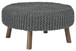 Jassmyn - Charcoal - Oversized Accent Ottoman