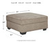 Bovarian - Stone - Ottoman With Storage