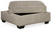 Bovarian - Stone - Ottoman With Storage