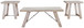 Carynhurst - Whitewash - Occasional Table Set (Set of 3)