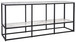 Donnesta - Gray / Black - Extra Large TV Stand