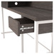 Dorrinson - White / Black / Gray - L-desk With Storage