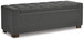 Cortwell - Storage Bench - Gray