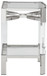 Chaseton - Clear / Silver Finish - Accent Table