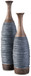 Blayze - Vase Set (Set of 2) - Antique Gray / Brown