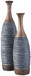 BLAYZE - Antique Gray / Brown - Vase Set (Set of 2)