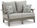 Visola - Loveseat w/Cushion - Gray