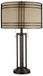 Hanswell - Metal Table Lamp  - Dark Brown