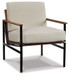 Tilden - Accent Chair - Ivory / Brown