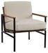 Tilden - Ivory / Brown - Accent Chair