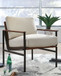 Tilden - Accent Chair - Ivory / Brown
