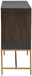 Elinmore - Accent Cabinet - Brown / Gold Finish