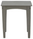 Visola - Gray - Square End Table