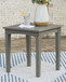 Visola - Square End Table - Gray