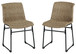 Amaris - Brown / Black - Chair (Set of 2)