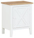 Gylesburg - White / Brown - Accent Cabinet