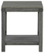 Freedan - Grayish Brown - Square End Table