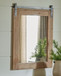 Lanie - Accent Mirror - Antique Brown