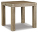 Silo Point - Square End Table - Brown