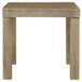 Silo Point - Square End Table - Brown