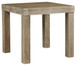 Silo Point - Square End Table - Brown